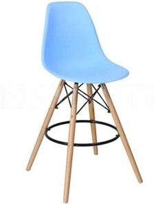 Барный стул DSL 110 Wood bar (голубой) в Норильске
