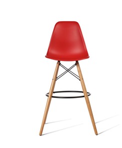 Барный стул DSL 110 Wood bar (красный) в Норильске - предосмотр 1