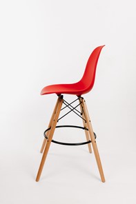 Барный стул DSL 110 Wood bar (красный) в Норильске - предосмотр 3