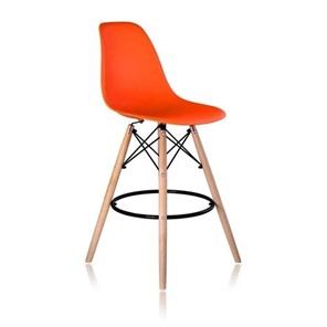 Барный стул DSL 110 Wood bar (оранжевый) в Норильске