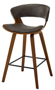 Барный стул JY3080-1109 коричневый/орех в Красноярске
