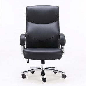 Офисное кресло Brabix Total HD-006 (экокожа, хром, черное) 531933 в Красноярске