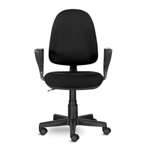 Офисное кресло Brabix Prestige Ergo MG-311 (регулируемая эргономичная спинка, ткань, черное) 531872 в Красноярске