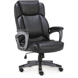 Офисное кресло Brabix Premium Favorite EX-577 (пружинный блок, рециклированная кожа, черное) 531934 в Красноярске