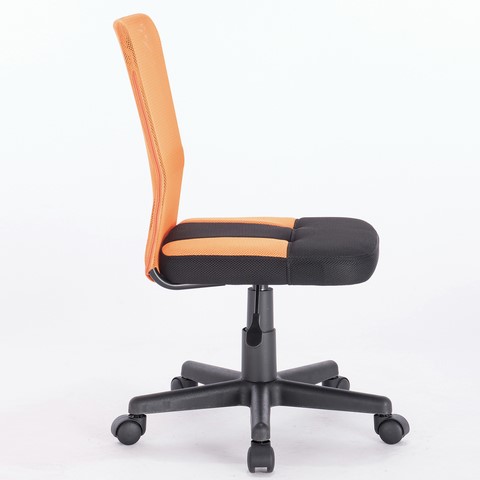 Офисное кресло Brabix Smart MG-313 (без подлокотников, комбинированное, черное/оранжевое) 531844 в Красноярске - изображение 2