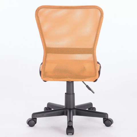 Офисное кресло Brabix Smart MG-313 (без подлокотников, комбинированное, черное/оранжевое) 531844 в Красноярске - изображение 4