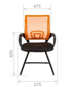 Компьютерное кресло CHAIRMAN 696V, цвет оранжевый в Красноярске - предосмотр 1