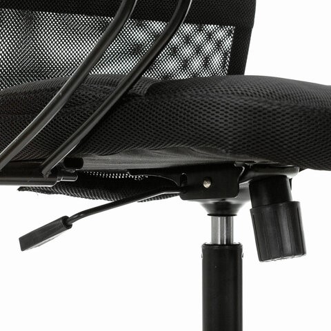 Кресло офисное Brabix Premium Stalker EX-608 PL (ткань-сетка/кожзам, черное) 532090 в Красноярске - изображение 5
