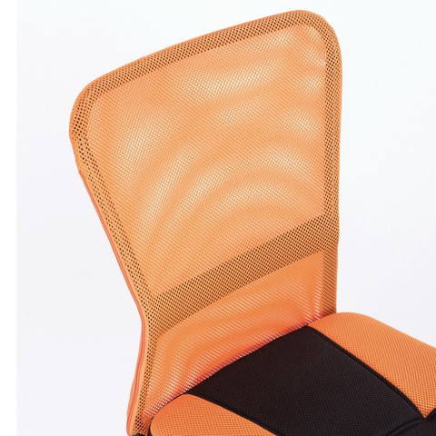 Офисное кресло Brabix Smart MG-313 (без подлокотников, комбинированное, черное/оранжевое) 531844 в Красноярске - изображение 5