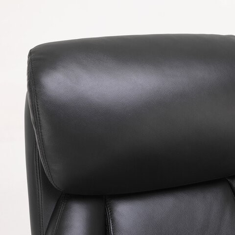 Компьютерное кресло Brabix Premium Pride HD-100 (натуральная кожа, черное) 531940 в Красноярске - изображение 4