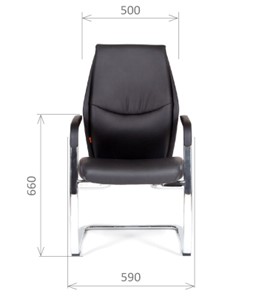 Кресло офисное CHAIRMAN Vista V Экокожа премиум черная в Норильске - предосмотр 1