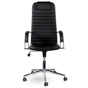 Компьютерное кресло Brabix Premium Pilot EX-610 CH (хром, кожзам, черное) 532418 в Красноярске - предосмотр 2