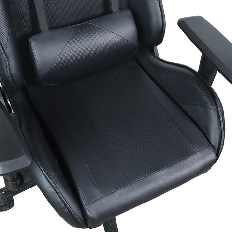 Компьютерное кресло Brabix GT Carbon GM-115 (две подушки, экокожа, черное) 531932 в Красноярске - изображение 7