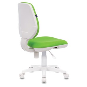 Компьютерное кресло Brabix Fancy MG-201W (без подлокотников, пластик белый, салатовое) 532414 в Красноярске - предосмотр 3