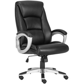 Кресло компьютерное Brabix Premium Grand EX-501 (рециклированная кожа, черное) 531950 в Красноярске