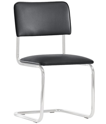 Офисный стул Sylwia chrome P100, кож/зам V4 в Норильске - изображение