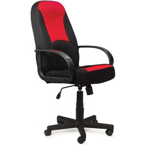 Компьютерное кресло BRABIX "City EX-512", ткань черная/красная, TW, 531408 в Красноярске