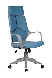 Кресло компьютерное Riva Chair 8989 (Синий/серый) в Красноярске