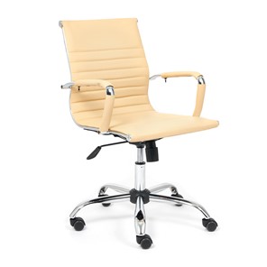 Компьютерное кресло URBAN-LOW кож/зам, бежевый, арт.14452 в Норильске