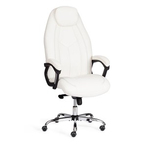 Офисное кресло BOSS Lux, кож/зам, белый, арт.21152 в Норильске