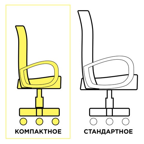 Офисное кресло Brabix Jet MG-315 (с подлокотниками, черное) 531839 в Красноярске - изображение 11