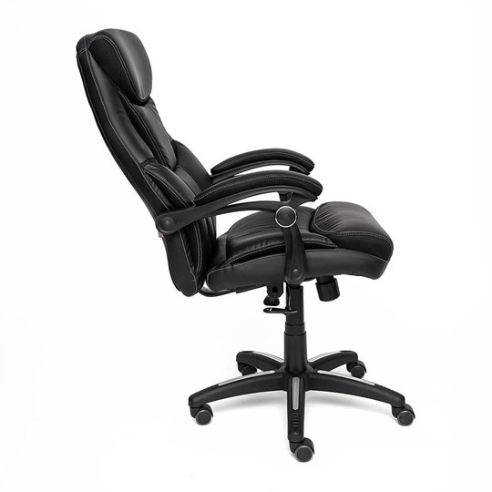 Компьютерное кресло CAMBRIDGE кож/зам/ткань, черный/черный , 36-6/11 арт.12756 в Красноярске - изображение 3