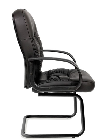 Кресло компьютерное CHAIRMAN 416V экокожа черная в Норильске - изображение 5