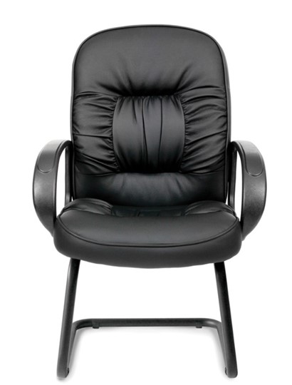 Кресло компьютерное CHAIRMAN 416V экокожа черная в Норильске - изображение 4