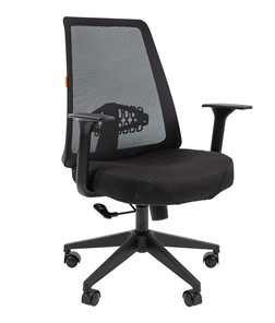 Компьютерное кресло CHAIRMAN 535 LT Сетчатый акрил черный / Полиэстер черный в Норильске