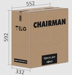 Кресло CHAIRMAN 651 ЭКО черное в Норильске - предосмотр 4