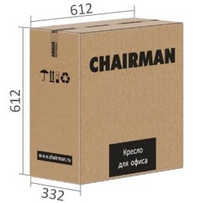 Офисное кресло CHAIRMAN 661 Ткань стандарт 15-21 черная в Норильске - предосмотр 5