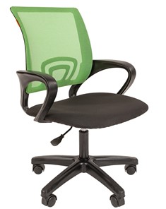Офисное кресло CHAIRMAN 696 black LT, зеленое в Красноярске