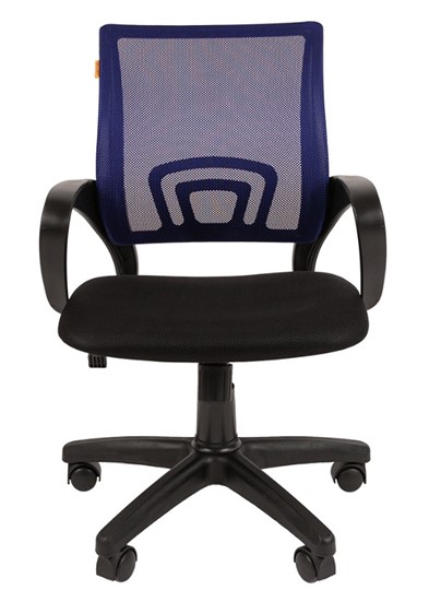 Кресло компьютерное CHAIRMAN 696 black Сетчатый акрил DW61 синий в Норильске - изображение 1