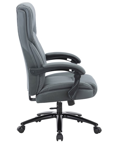Офисное кресло CHAIRMAN CH415 эко кожа серая в Норильске - изображение 2