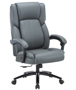 Офисное кресло CHAIRMAN CH415 эко кожа серая в Норильске - предосмотр