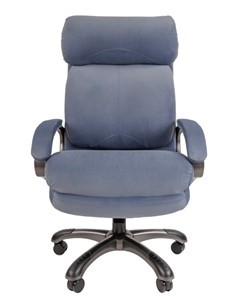 Кресло офисное CHAIRMAN HOME 505, велюр голубое в Норильске - предосмотр 3