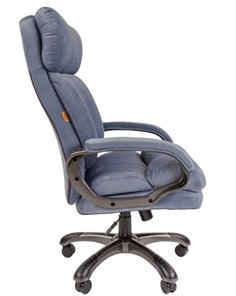 Кресло офисное CHAIRMAN HOME 505, велюр голубое в Норильске - предосмотр 4