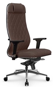 Офисное кресло Мetta L 1m 40M/2D Infinity Easy Clean (MPES) мультиблок, нижняя часть 17839 темно-коричневый в Красноярске