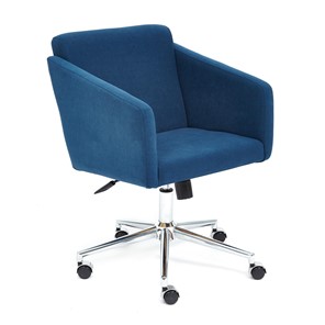 Компьютерное кресло MILAN хром флок, синий, арт.13948 в Норильске
