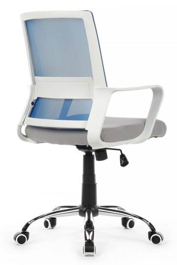 Кресло компьютерное RCH 1029MW, серый/синий в Норильске - изображение 3