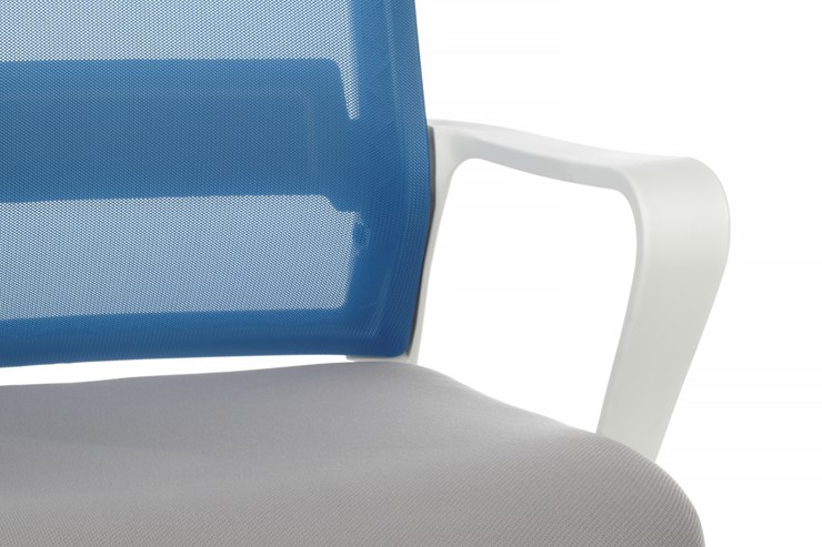 Кресло компьютерное RCH 1029MW, серый/синий в Норильске - изображение 5