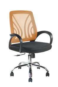 Кресло компьютерное Riva Chair 8099Е, Оранжевый в Красноярске