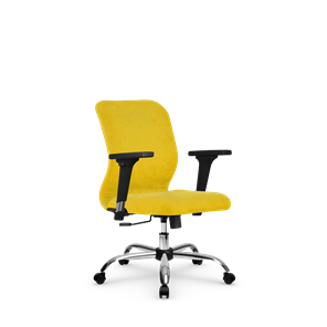 Компьютерное кресло SU-Mr-4/подл.200/осн.003 желтый в Красноярске - предосмотр