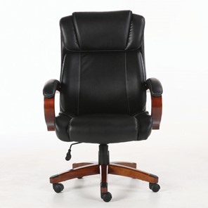 Кресло компьютерное Brabix Premium Magnum EX-701 (дерево, рециклированная кожа, черное) 531827 в Красноярске