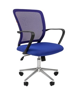 Офисное кресло CHAIRMAN 698 CHROME new Сетка TW-05 (синий) в Норильске