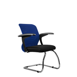 Офисный стул SU-M-4/подл.160/осн.007, Синий/Черный в Норильске