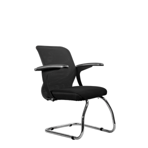 Офисный стул SU-M-4/подл.160/осн.007, Темно-серый/Черный в Норильске