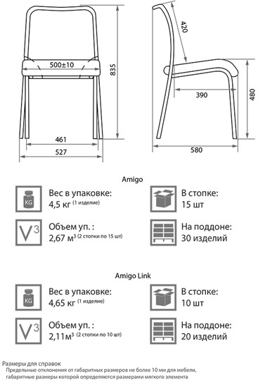 Офисный стул Amigo black сэндвич/cетка W01/T01 в Красноярске - изображение 1