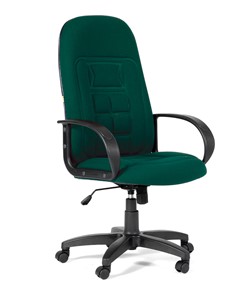 Кресло компьютерное CHAIRMAN 727 ткань ст., цвет зеленый в Красноярске - предосмотр