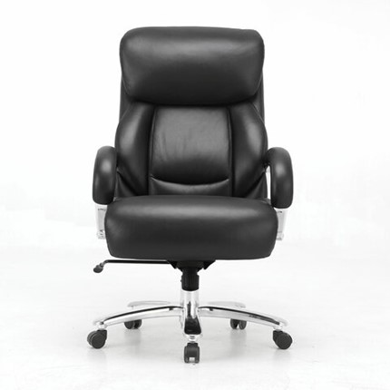 Компьютерное кресло Brabix Premium Pride HD-100 (натуральная кожа, черное) 531940 в Красноярске - изображение